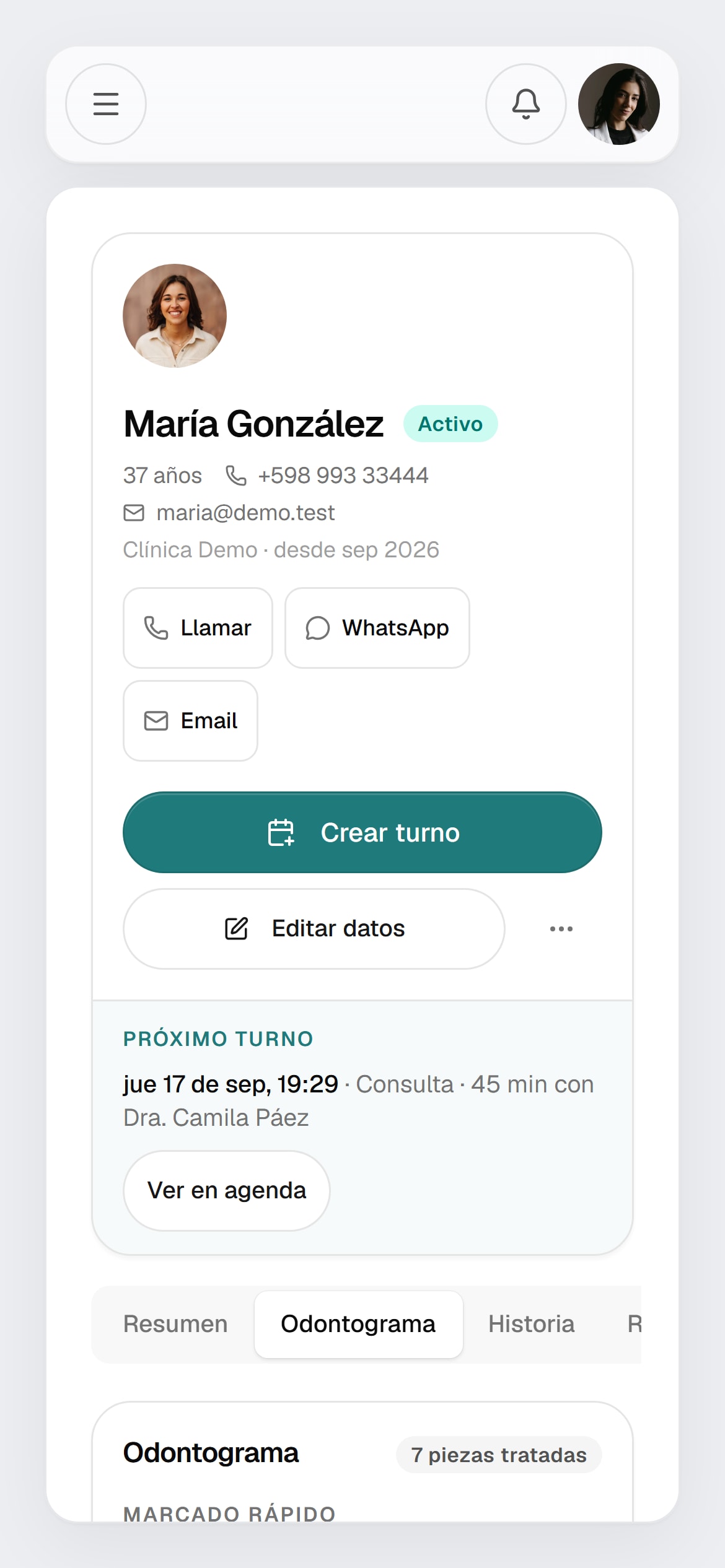 Ficha clínica